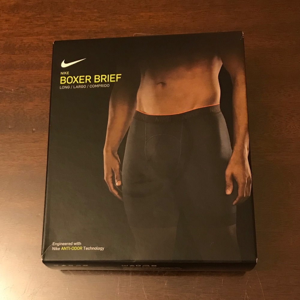 NWT Men’s NIKE BOXER BRIEF; Long